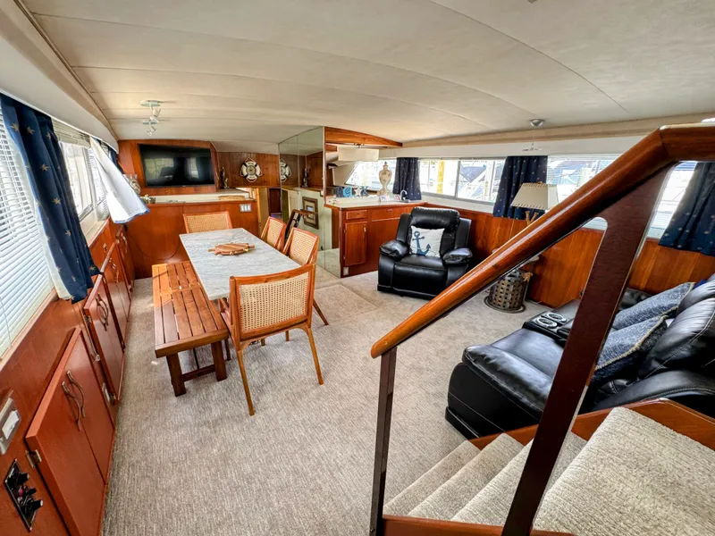 Slide: The Image of Bertram 58 Flybridge Motor Yacht 1986 - 78