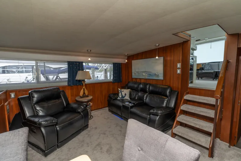 Slide: The Image of Bertram 58 Flybridge Motor Yacht 1986 - 80