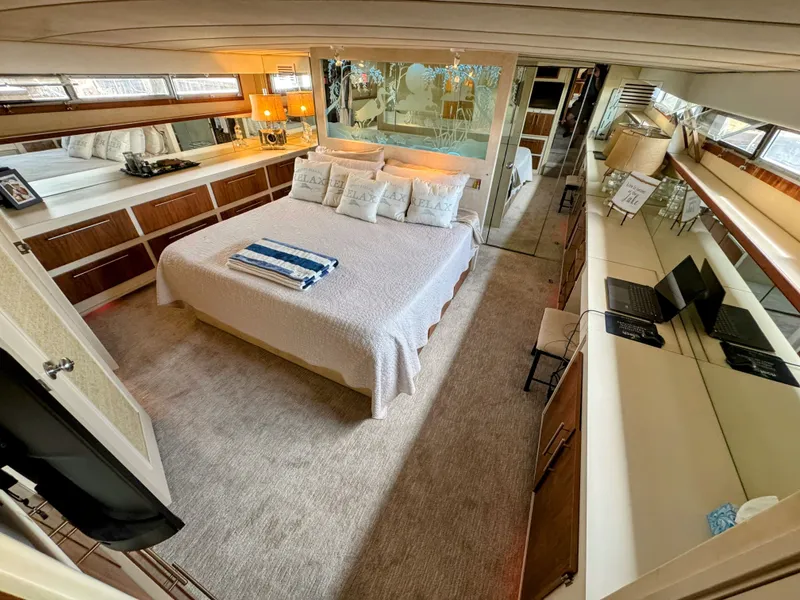 Slide: The Image of Bertram 58 Flybridge Motor Yacht 1986 - 90