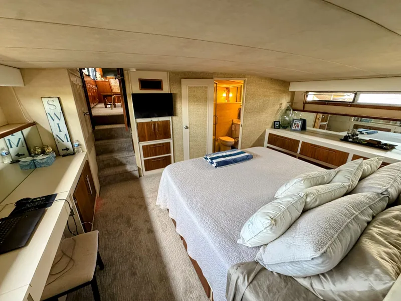 Slide: The Image of Bertram 58 Flybridge Motor Yacht 1986 - 92