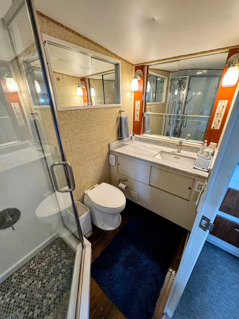 Slide: The Image of Bertram 58 Flybridge Motor Yacht 1986 - 94