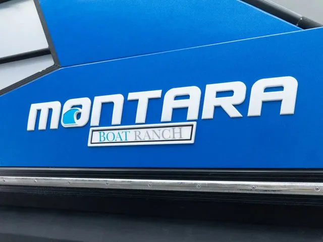 Slide: The Image of Montara 25' SURF BOSS 2.0 CW boat, blue design, 2023 model. - 19