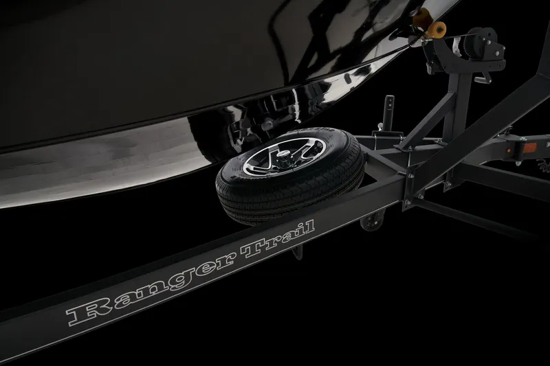 Slide: The Image of 2024 Ranger VX1888 WT boat trailer with spare tire. - 25