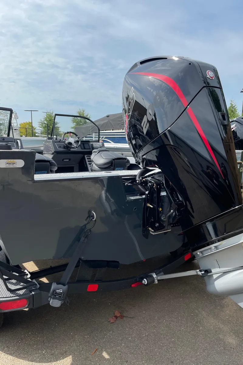 Slide: The Image of 2024 Ranger VX1888 WT boat with powerful outboard motor. - 3