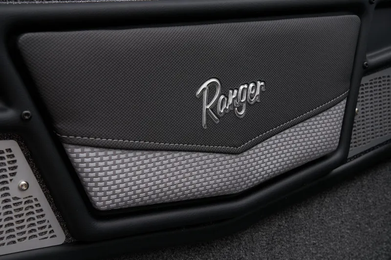 Slide: The Image of 2024 Ranger VX1888 WT interior detail with logo. - 38