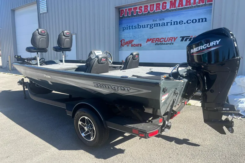 Slide: The Image of 2026 Ranger RT178 boat with Mercury outboard at Pittsburg Marine dealership. - 16