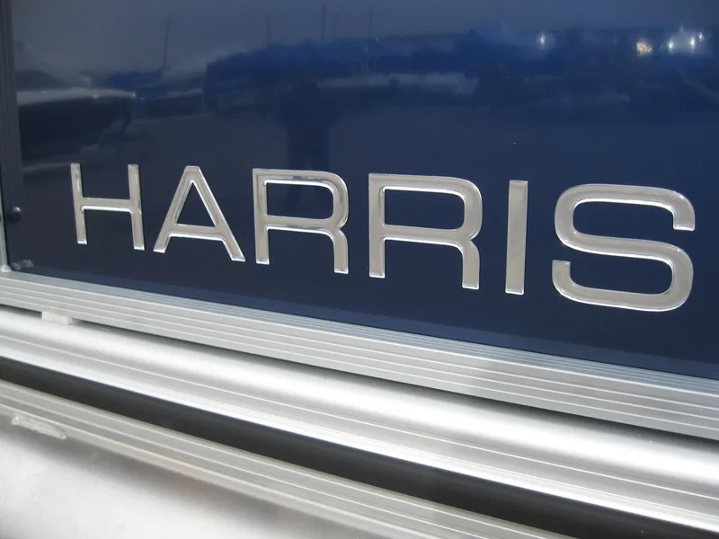 Slide: The Image of 2023 Harris FloteBote Cruiser 230 logo on boat exterior - 4