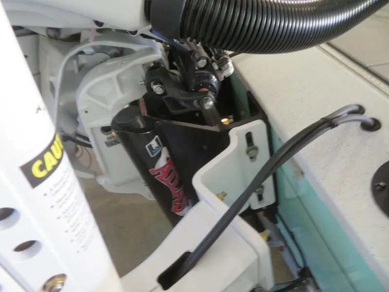 Slide: The Image of Close-up of the engine compartment of a 2024 Vexus AVX2180CC boat. - 7