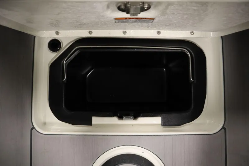 Slide: The Image of 2024 Heyday H20 boat storage compartment, featuring a sleek, modern design. - 42