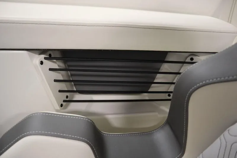 Slide: The Image of 2024 Heyday H20 boat interior with sleek seating and storage design. - 32