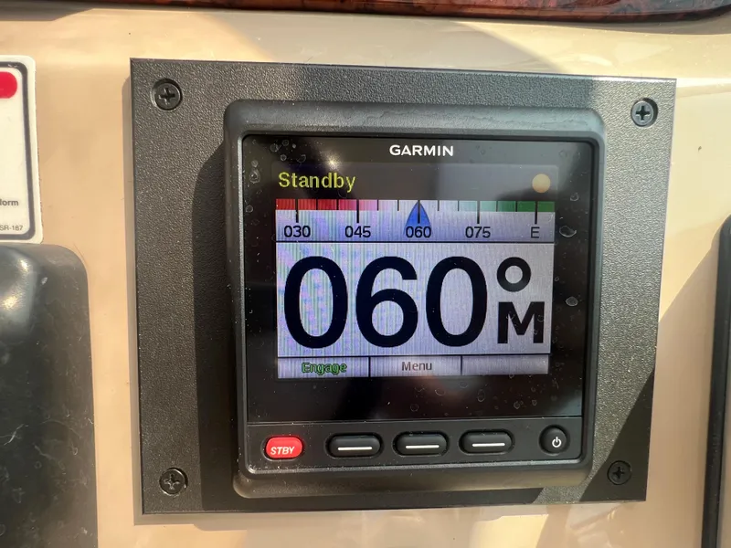 Slide: The Image of Garmin navigation display on a 2000 Sea Ray 540 Sundancer boat. - 13