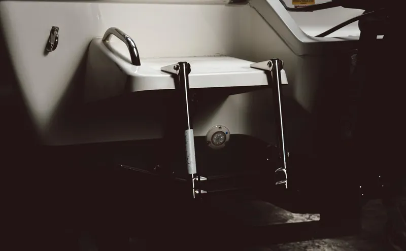 Slide: The Image of 2024 Key West 230 Bay Reef boat swim platform with ladder - 23