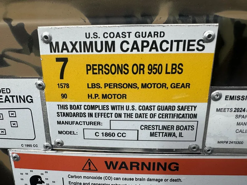Slide: The Image of Crestliner 1860 Retriever CC w/ 80 HP Mercury Jet! 2024 - 12
