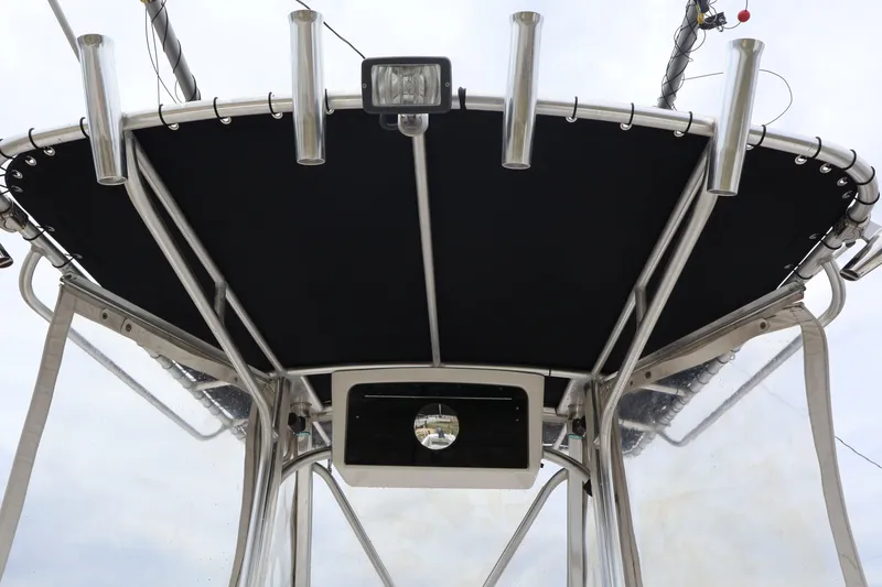Slide: The Image of T-top of Sea Hunt 24 Gamefish boat, year 2010. - 9