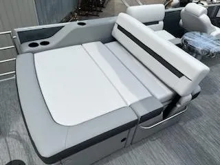 Slide: The Image of 2024 Sweetwater 2286SFL boat with spacious, comfortable seating and modern design. - 4