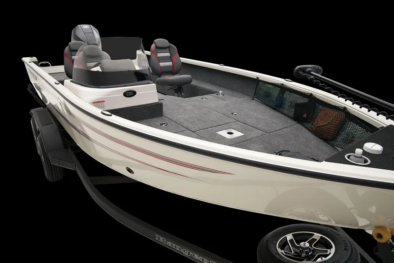 Slide: The Image of 2024 Ranger VS1882SC Angler fishing boat with spacious deck and seating. - 14