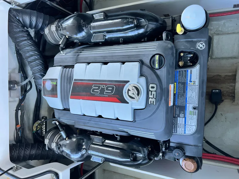 Slide: The Image of 2021 Cobalt R5 boat engine, MerCruiser 6.2L 350 HP, detailed view. - 16