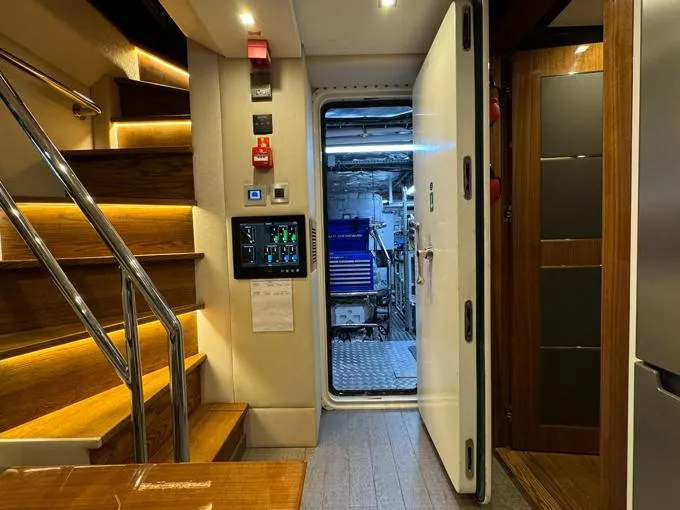 Slide: The Image of Engine Room Entry from Crew Area - 102