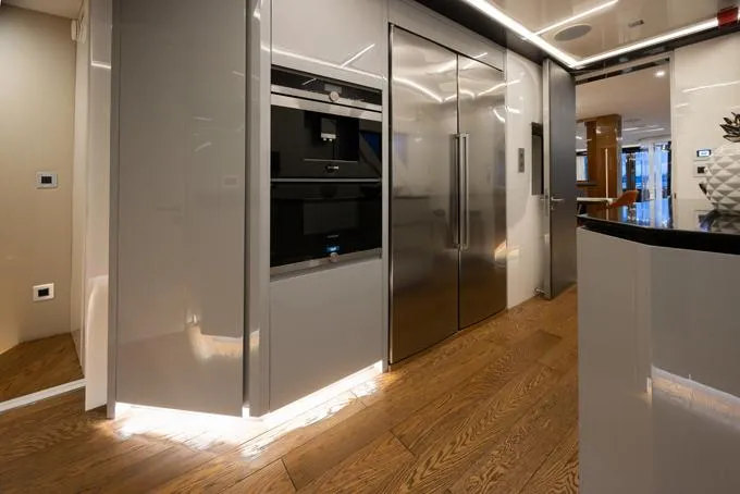 Slide: The Image of Galley Looking Aft - 28