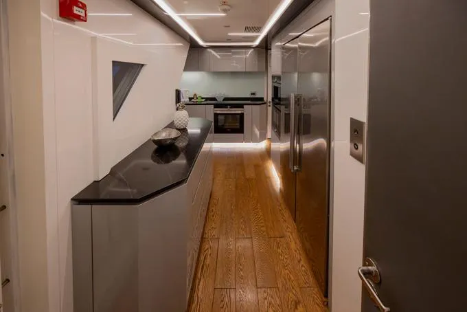 Slide: The Image of Galley Looking Forward - 29