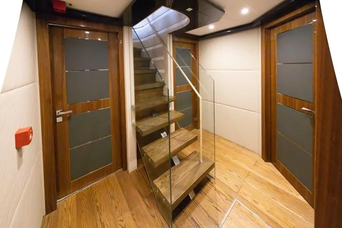 Slide: The Image of Interior Staircase, Lower Deck - 37