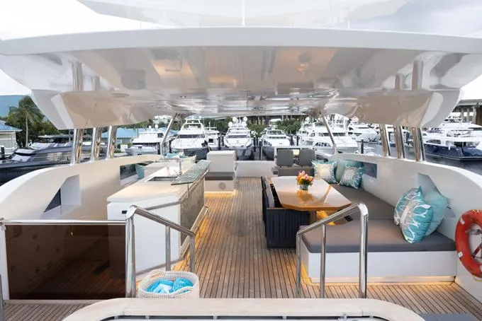 Slide: The Image of Flybridge Deck Looking Forward - 65