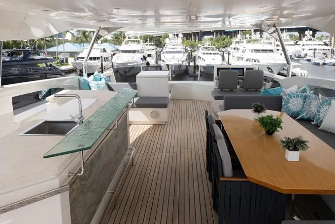 Slide: The Image of Flybridge Deck - 66