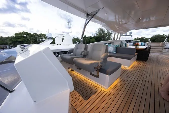 Slide: The Image of Flybridge Deck Helm - 81