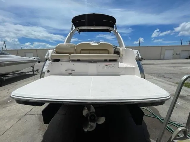 Slide: The Image of 2016 Regal 26 Fastdeck boat rear view with swim platform. - 4