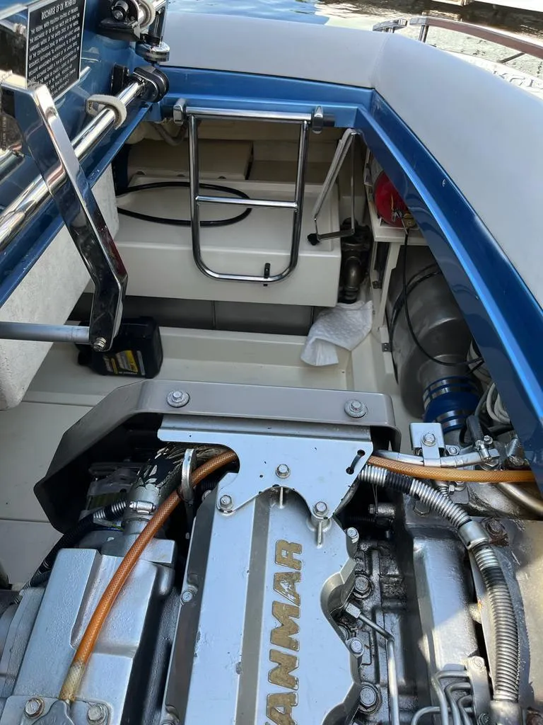 Slide: The Image of Engine compartment of a 2012 Riva Aquariva Super boat with Yanmar engine. - 11