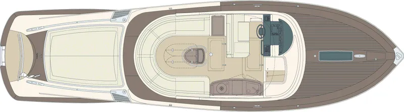 Slide: The Image of Manufacturer Provided Image: Riva Aquariva Super Upper Deck Layout Plan - 14