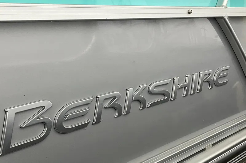 Slide: The Image of 2023 Berkshire 22 RFX CTS boat side panel with logo. - 17
