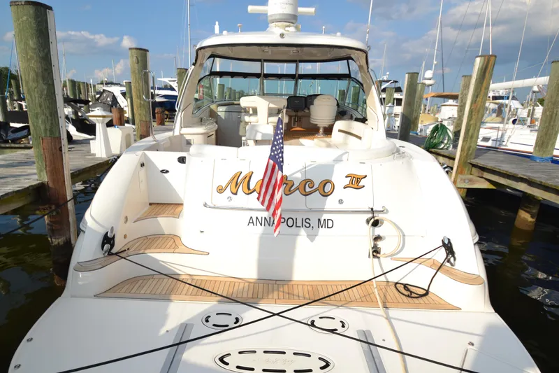 Slide: The Image of 2007 Sea Ray 520 Sundancer yacht docked in Annapolis, MD. - 4