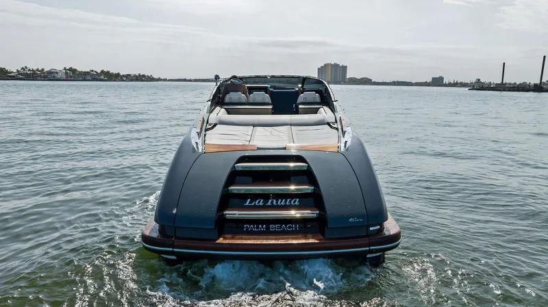 Slide: The Image of 2017 Riva Rivamare luxury yacht cruising on calm waters. - 9