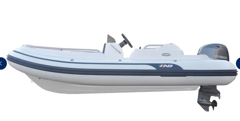 Slide: The Image of 2020 AB Inflatables Nautilus 15 DLX boat with Yamaha outboard motor. - 7