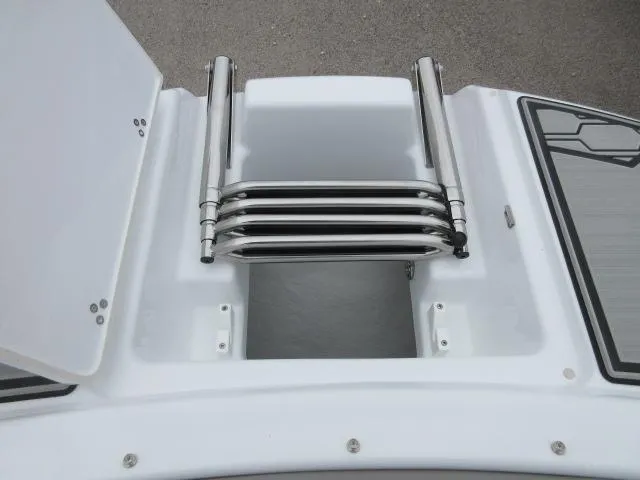 Slide: The Image of 2024 Four Winns HD3 boat with stainless steel retractable ladder. - 23