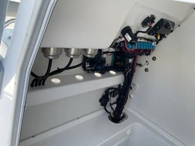 Slide: The Image of 2024 Cape Horn 31T boat electrical and mechanical components. - 22