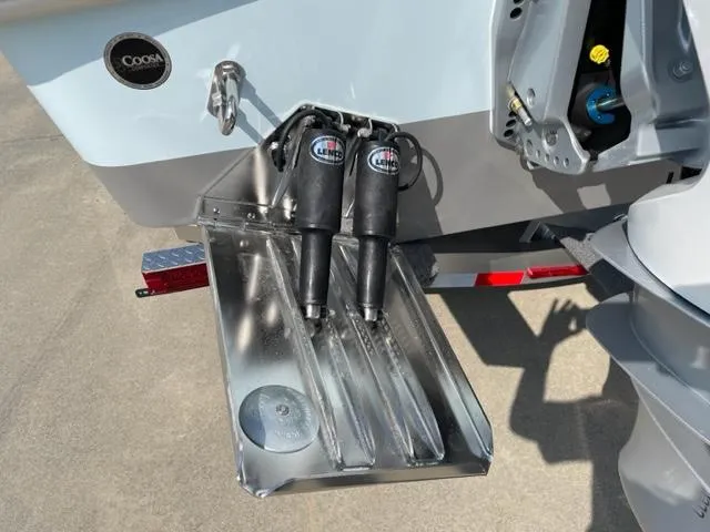 Slide: The Image of 2024 Cape Horn 31T boat trim tabs and hydraulic system. - 5