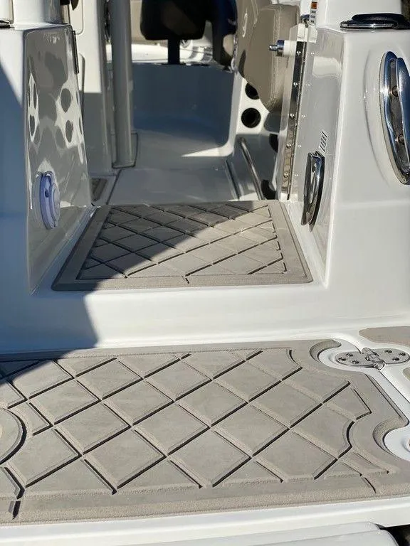 Slide: The Image of 2021 Finseeker 206 CC boat interior with non-slip flooring. - 6