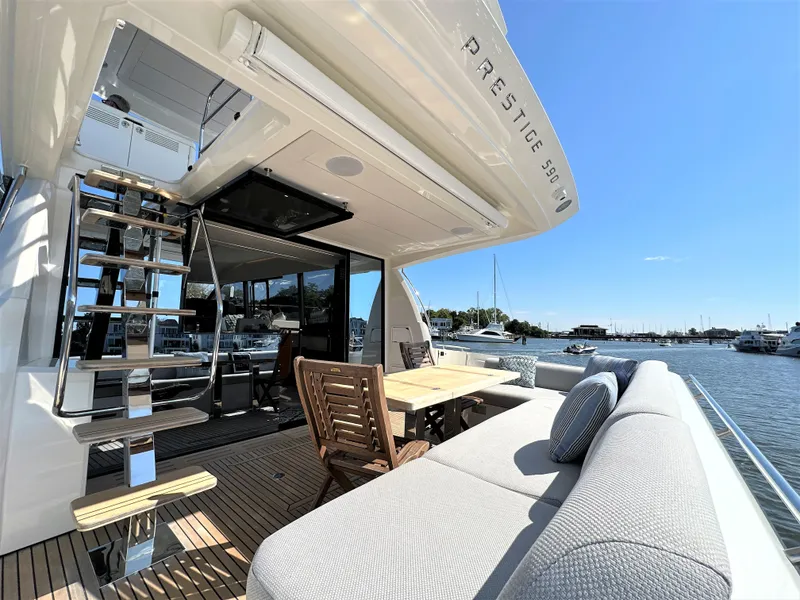 Slide: The Image of 2022 Prestige Yachts 590 Fly - 5