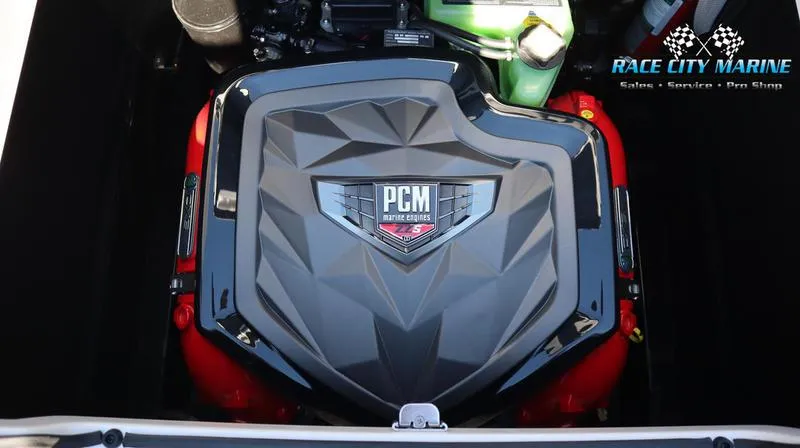 Slide: The Image of 2024 Nautique GS24 PCM engine at Race City Marine. - 4