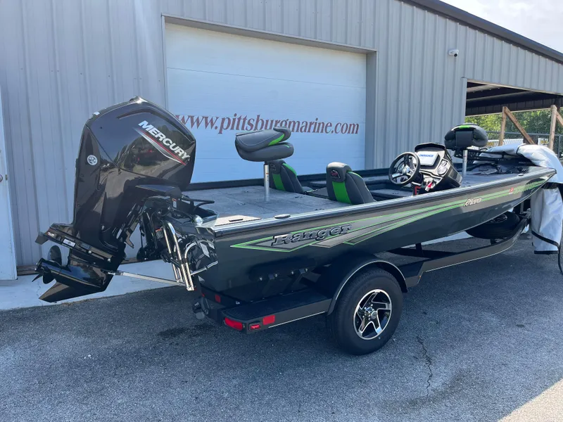 Slide: The Image of 2024 Ranger RT178 fishing boat with Mercury outboard motor at Pittsburg Marine. - 12