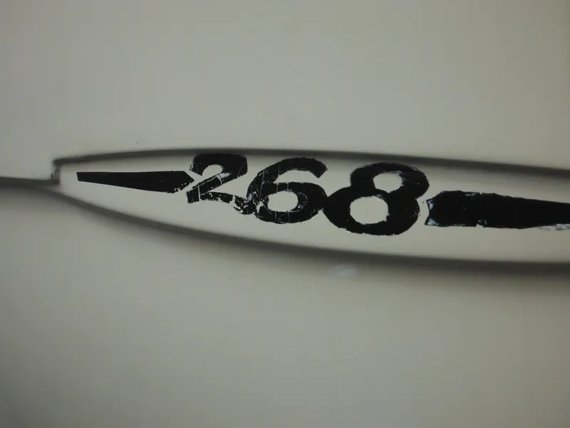 Slide: The Image of 1988 Sea Ray 268 Sundancer boat model number decal - 13