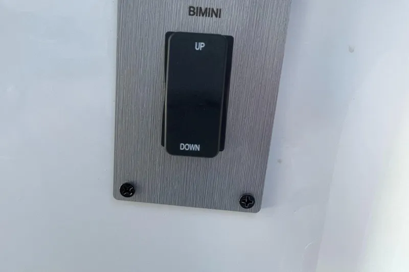 Slide: The Image of 2023 Berkshire 24 UL CTS bimini top control switch. - 28