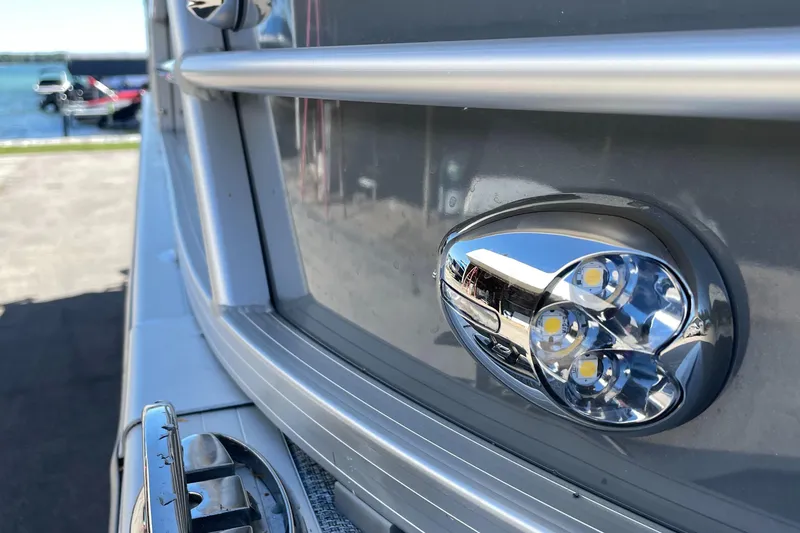 Slide: The Image of Close-up of 2023 Berkshire 24 UL CTS boat's LED light fixture. - 3