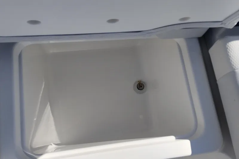 Slide: The Image of 2024 Formula 240 BR boat storage compartment. - 46