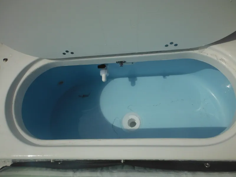 Slide: The Image of Livewell compartment of 2024 Tidewater 220 LXF boat. - 24