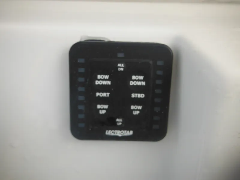 Slide: The Image of Control panel of a 2024 Tidewater 220 LXF boat. - 42