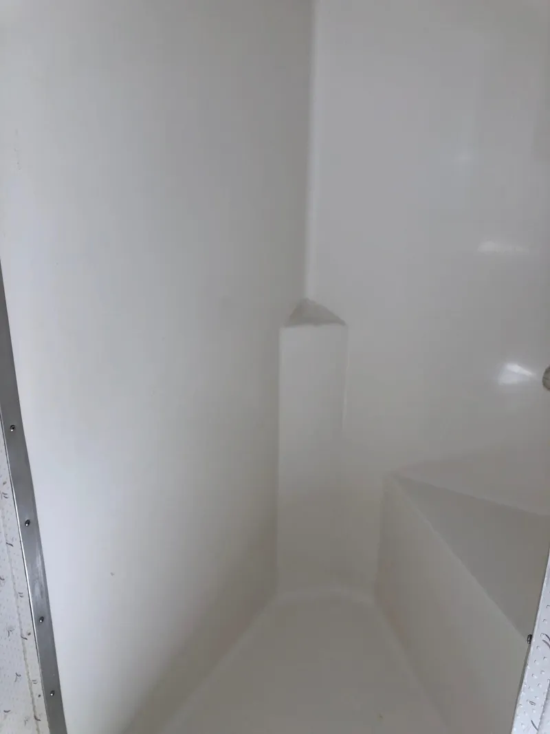 Slide: The Image of 1993 Gibson 37 Sport Series boat interior shower stall - 17