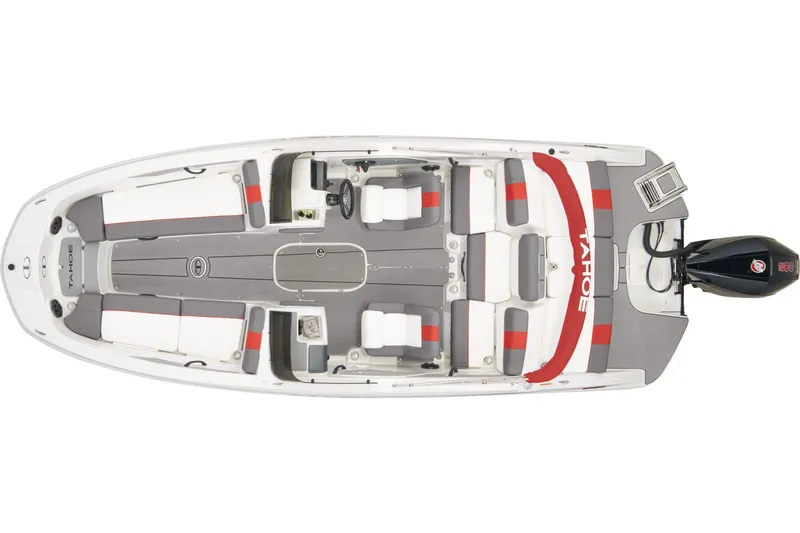 Slide: The Image of 2024 Tahoe T21 boat with Kicker head unit installed. - 17